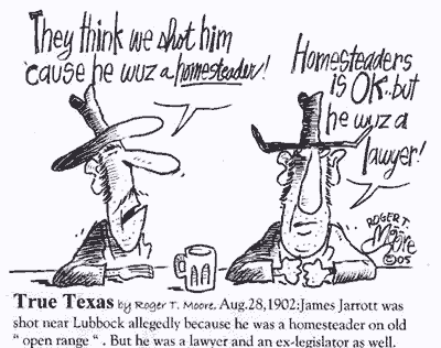 Cartoon - Lubbock Homesteader