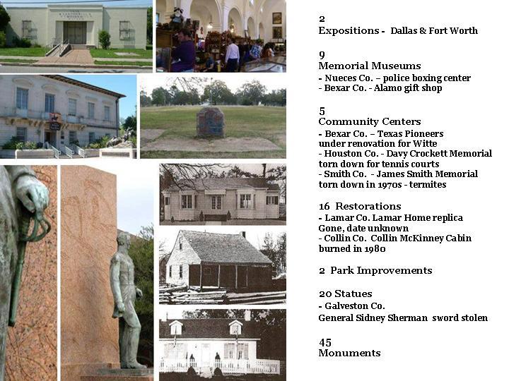 Neglected 1936 Texas Centennial Structures