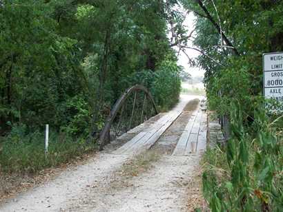 Big Elm Creek Bridge on CR159 NW of Kosse Texas