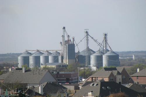 Prosper Texas Grain Elevators