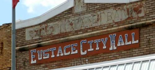 Eustace Texas city hall , Henderson County