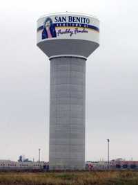 San Benito Texas water tower