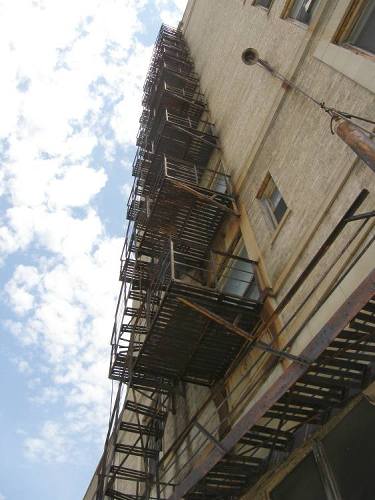 Texarkana Tx -  McCartney Hotel fire escape