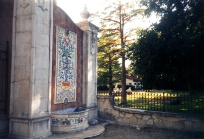 Dr. Aureliano Urrutia Gates tile fountain San Antionio Texas