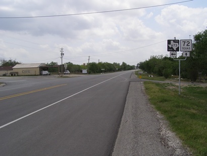 Pawnee TX Hwy 72 view