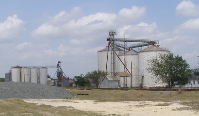 Three Rivers TX Grain Silos