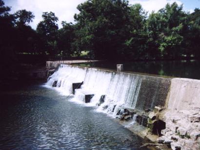 Cibolo Creek Park spillway, Boerne, Texas