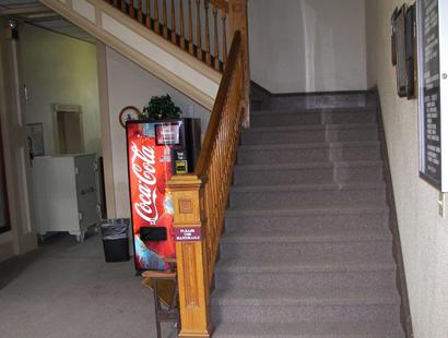 Boerne, Texas - old Kendall County Courthouse stairwell before restoration