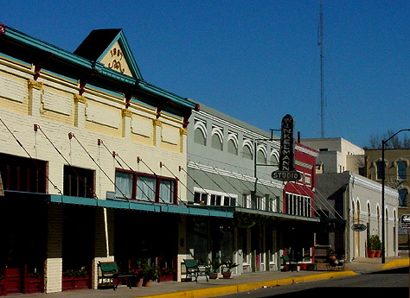 Brenham, Texas street scene