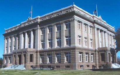 The restored 1912 Cameron County Courthouse, Brownsville Texas