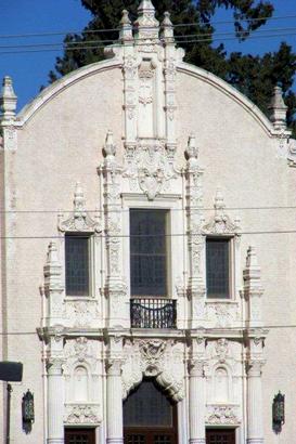 First United Methodist Church close-up details, Del Rio Texas