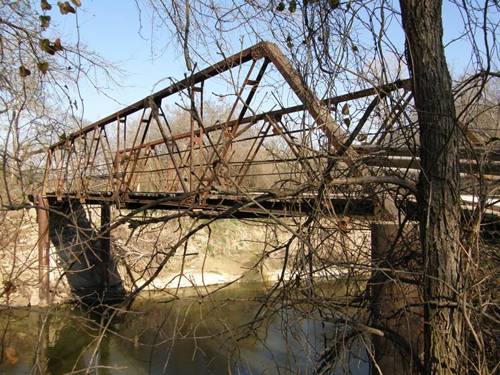 Hamilton County Closed CR222 Bridge, Texas