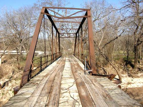 Hamilton County Closed CR210 Bridge, Texas