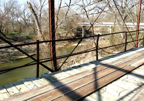 Hamilton County Closed CR210 Bridge, Texas