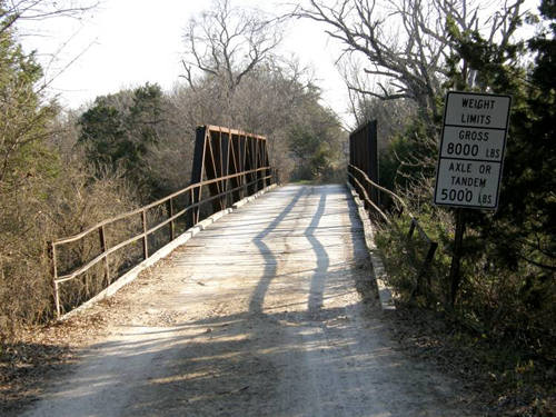 Bosque County TX CR4105 Pony Bridge