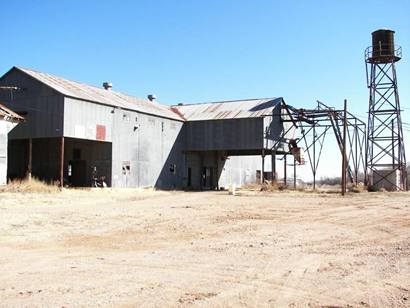 A closed gin in Afton Texas