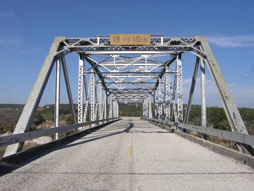 Segovia Tx 1938 Through Truss Bridge