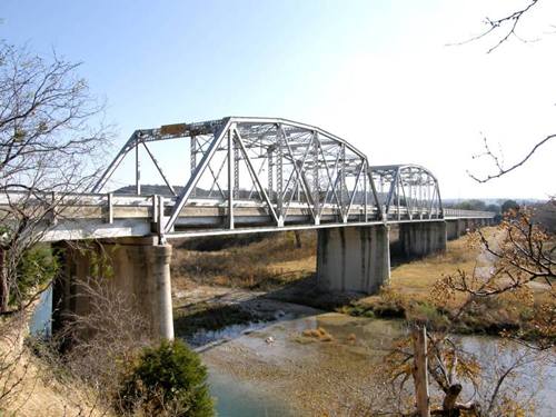 Segovia Tx 1938 Through Truss Bridge