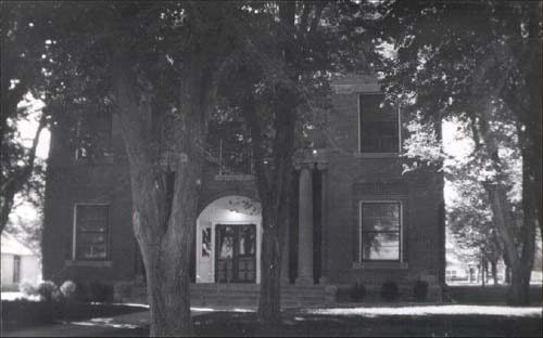 Hartley county courthouse, Channing, Texas vintage photo