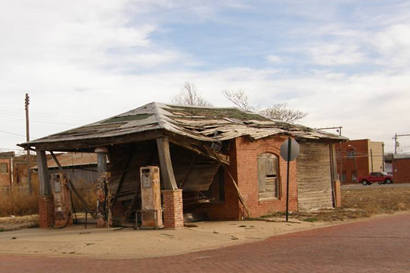 Wellington Tx Collapsed Gas Station