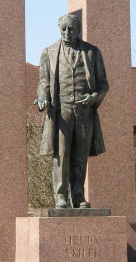 Henry Smith Texas Centennial statue, Brazoria Texas