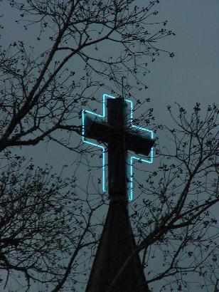 Texas - Neon Cross