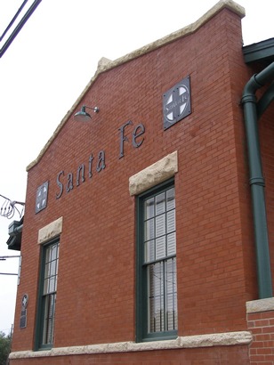 Lampasas TX - Santa Fe Railroad Depot