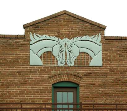 Architectural detail, Tuscola Texas