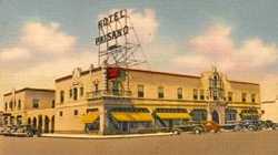 El Paisano Hotel old post card