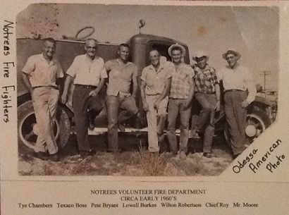 TX - Notrees fire fighters, 1960s